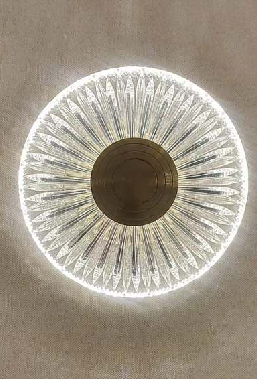 Light House Metal +Acralyc Material Brass Finished Wall Light