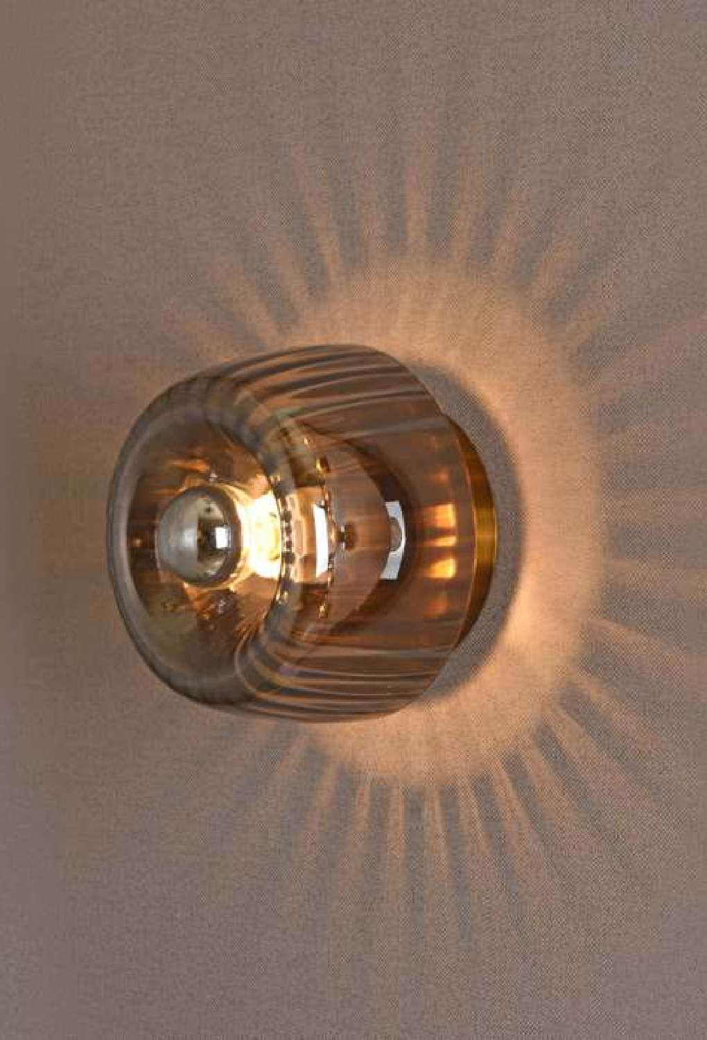 Light House Metal + Glass Material Chrome Finished Wall Light