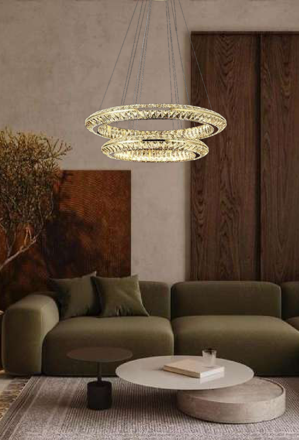 Light House Metal Material Fg+Crystal Finished Chandelier