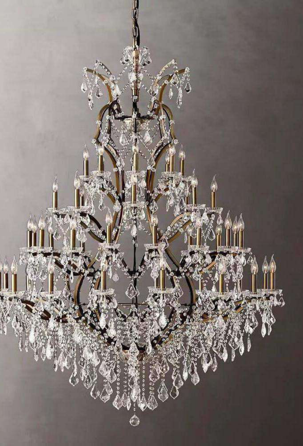 Light House Metal + Glass Material Brass Finished Roof Light