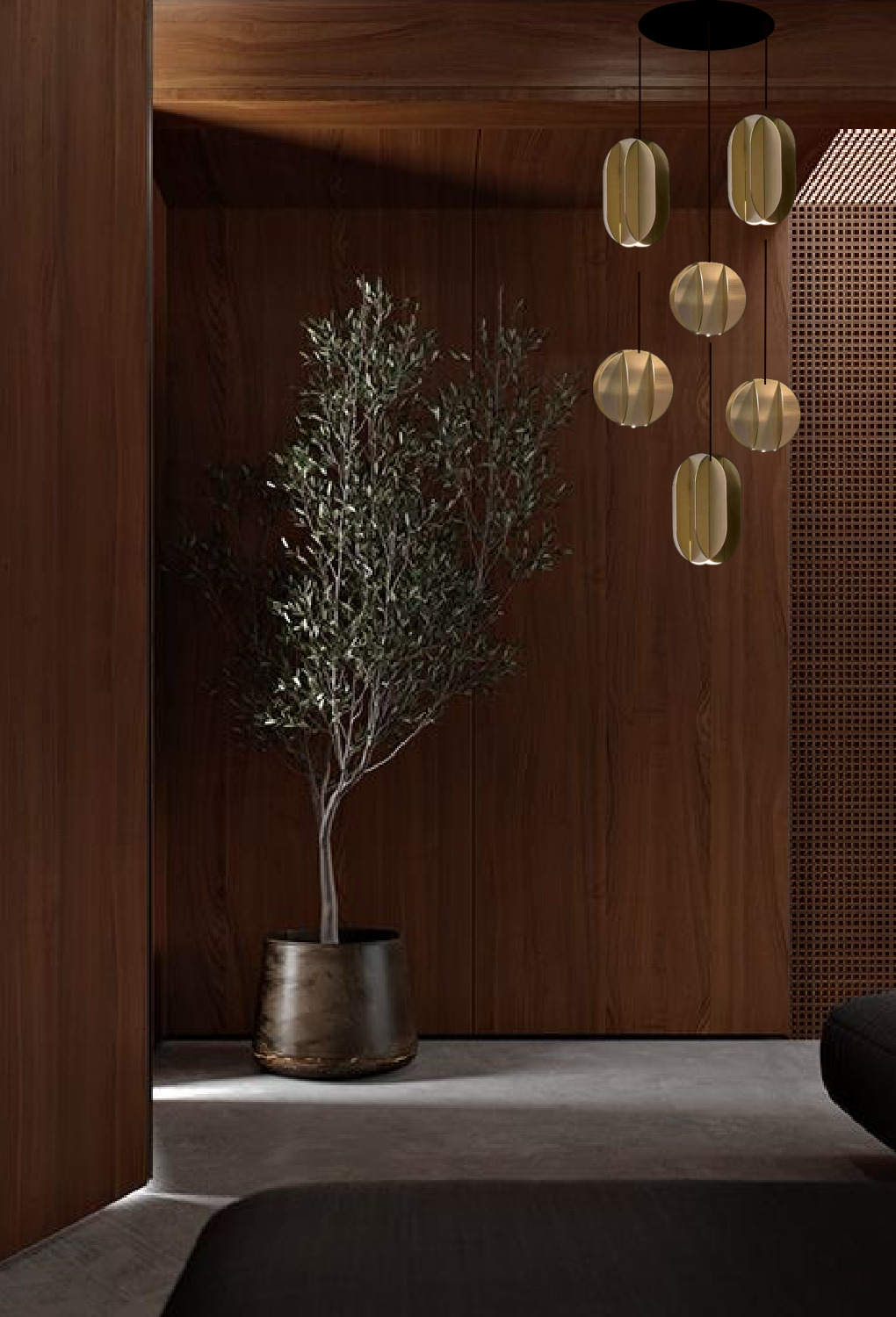 Light House Metal Material Brass Finished Roof Light