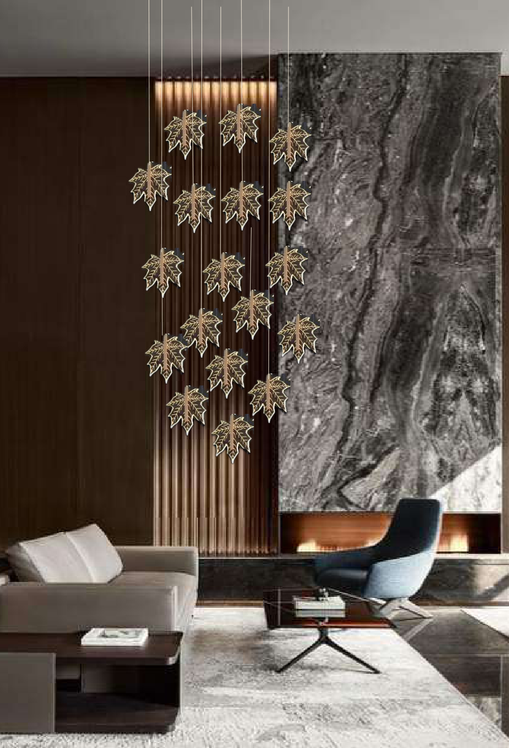 Light House Metal+Acrylic Material Gold Finished Roof Light