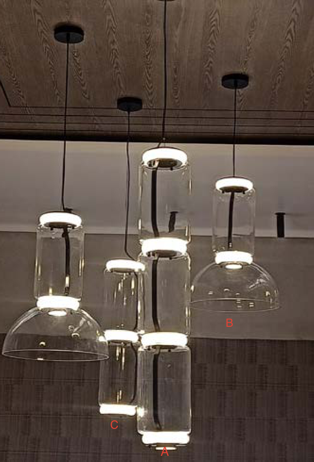 Light House Metal+ Glass Material Clear Glass Finished Chandelier