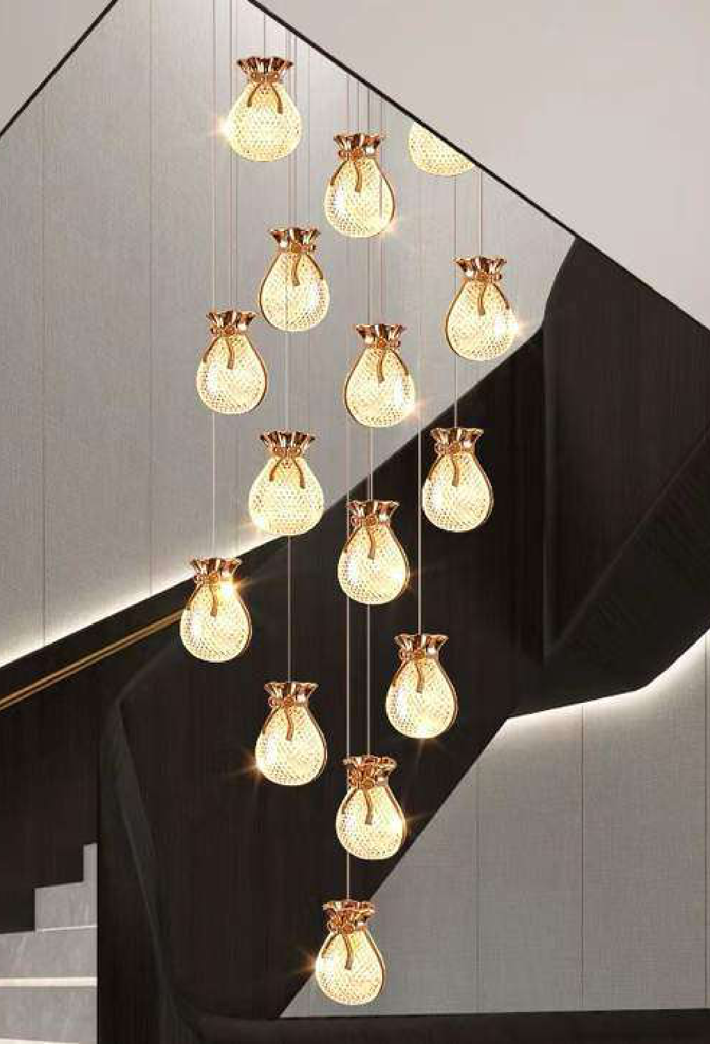 Light House Metal + Acralyc Material Gd+Crystal Finished Roof Light