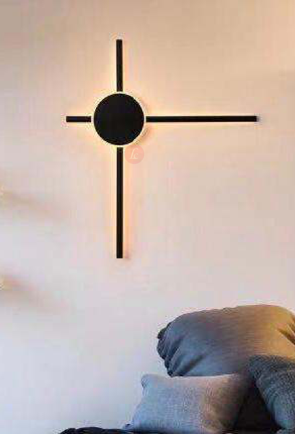Light House Metal Material Black Finished Wall Light