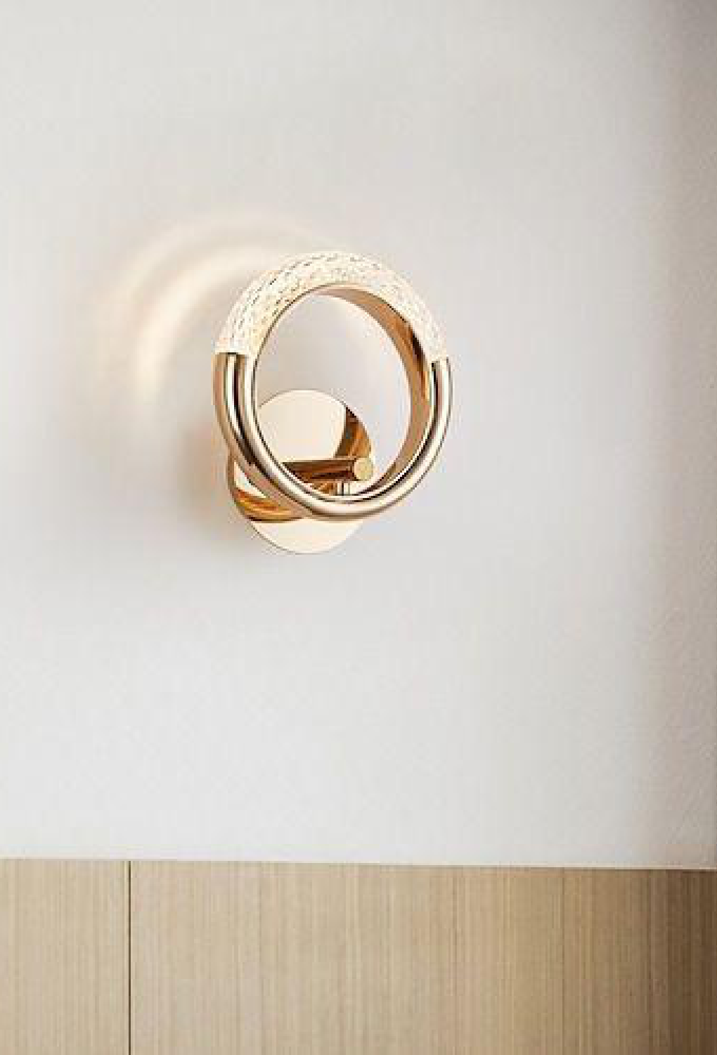 Light House Metal+ Acralyc Material Gold+Clr Finished Wall Light