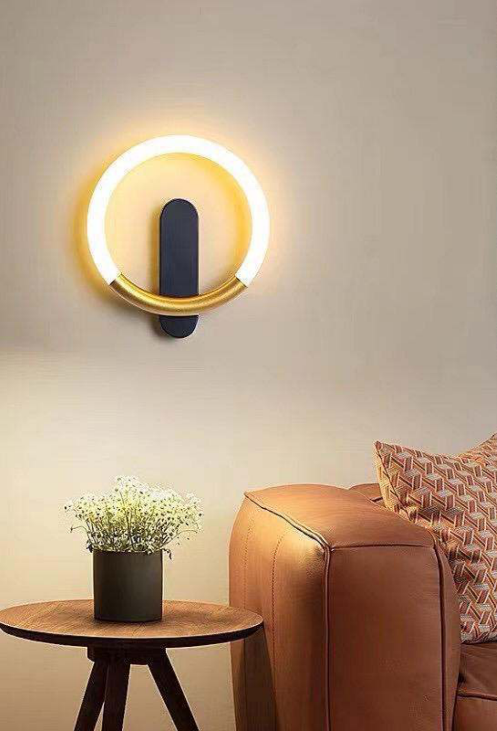 Light House Metal+ Silicon Material Brass Finished Wall Light