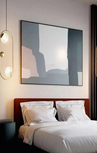 Home Light Aluminum + Iron + Acrylic Material Bronze Finished Hanging Light