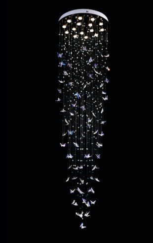 Home Light Rainbow Crystal Material Crystal Finished Roof Light