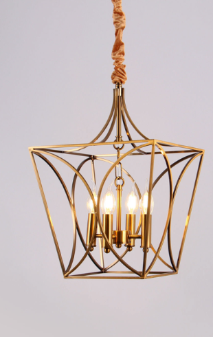 Home Light Metal Material Gab Finished Hanging Light