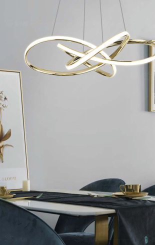 Home Light Aluminum + Silica Material Fgd Finished Pendent Light