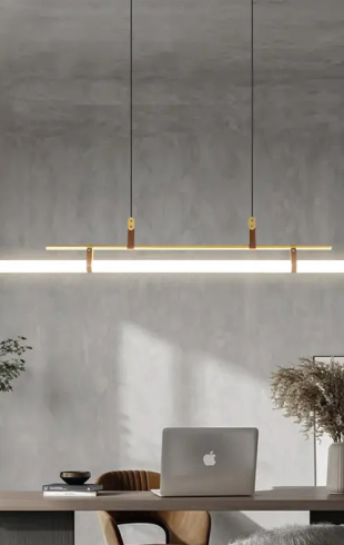 Home Light Aluminum + Acrylic Material Gold Finished Pendent Light