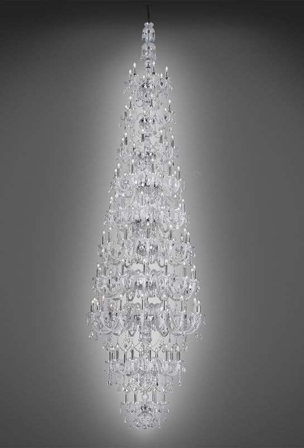 Light House Metal_Crystal Material Chrome Finished Roof Light