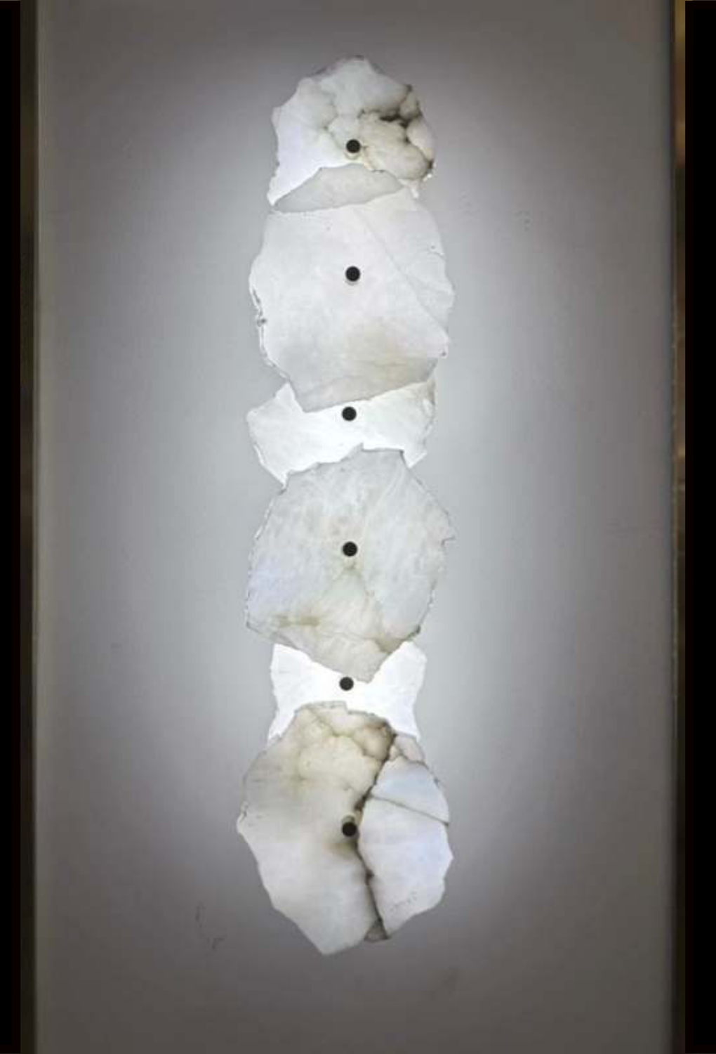 Light House Metal + Marble Material Brass Finished Wall Light