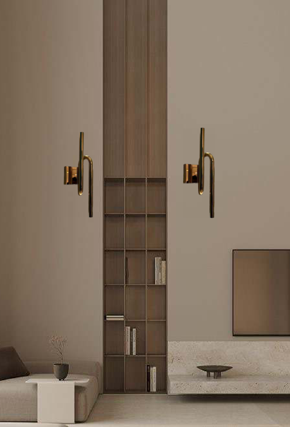 Light House Metal Material Gold Finished Wall Light