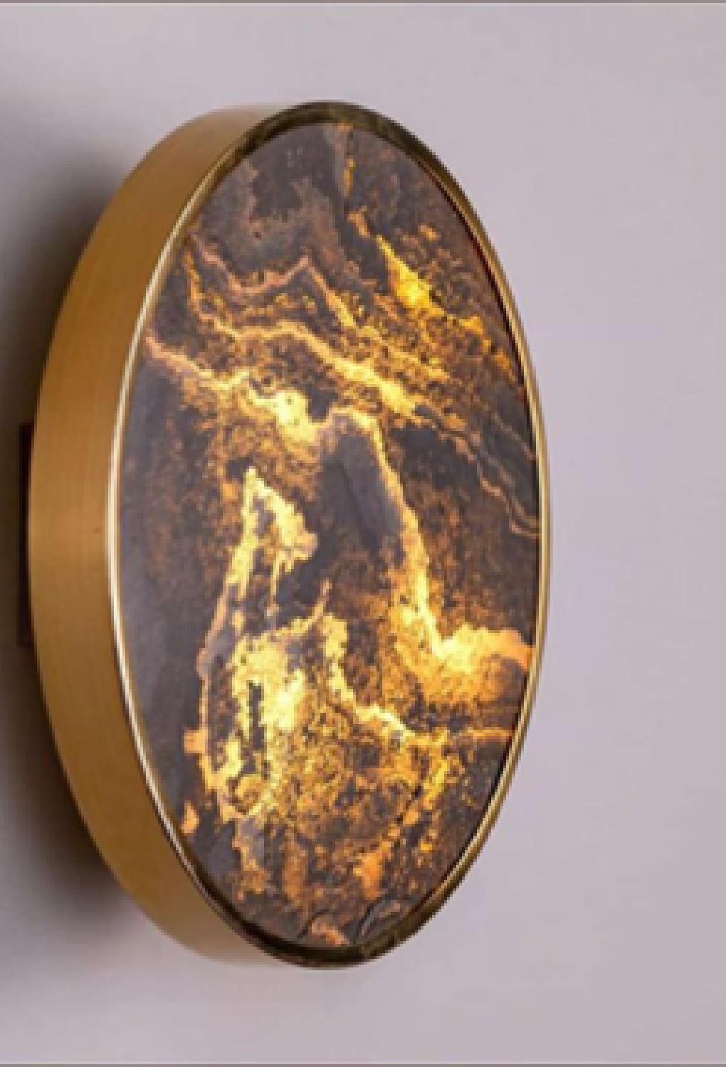 Light House Metal +3D Print Material Brass Finished Wall Light