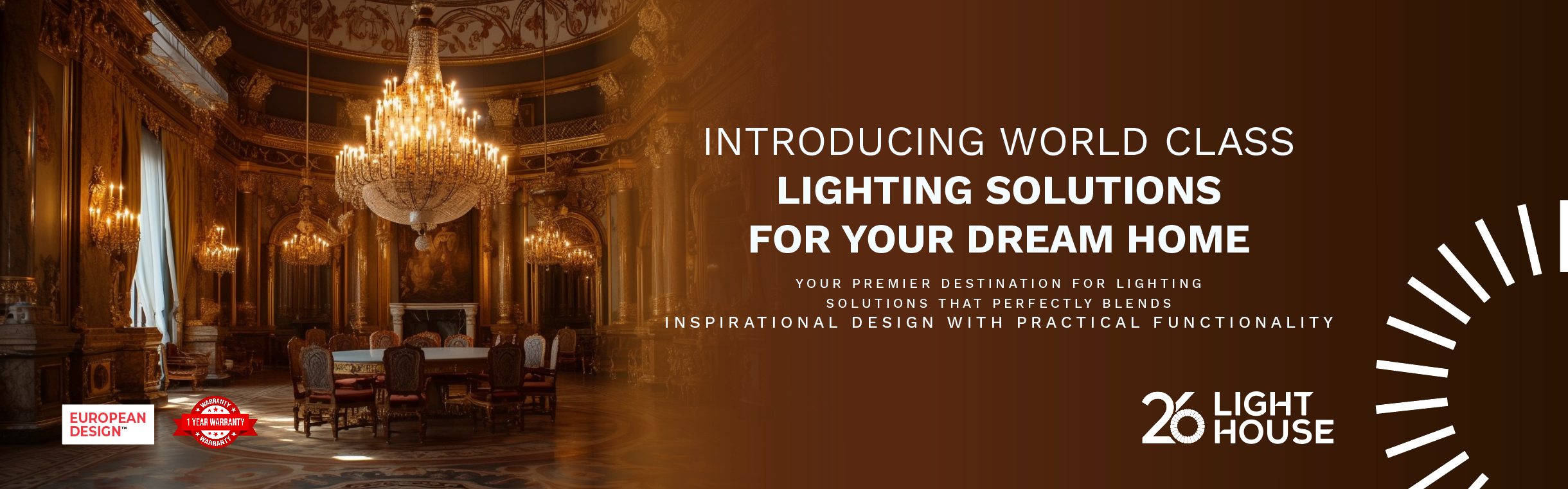 lighting solution - decorative lights -hanging lights-wall lights-chandeliers