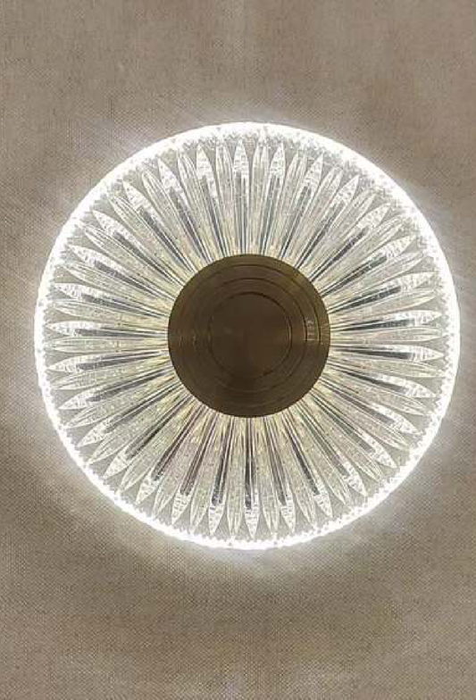 Light House Metal +Acralyc Material Brass Finished Wall Light