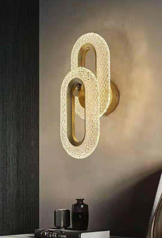 Light House Metal + Acralyc Material Gold Finished Wall Light