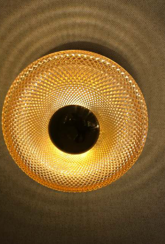 Light House Metal +Glass Material Amber Finished Wall Light