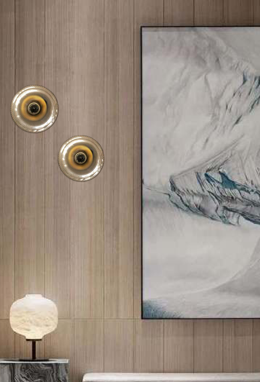 Light House Metal + Glass Material Chrome Finished Wall Light