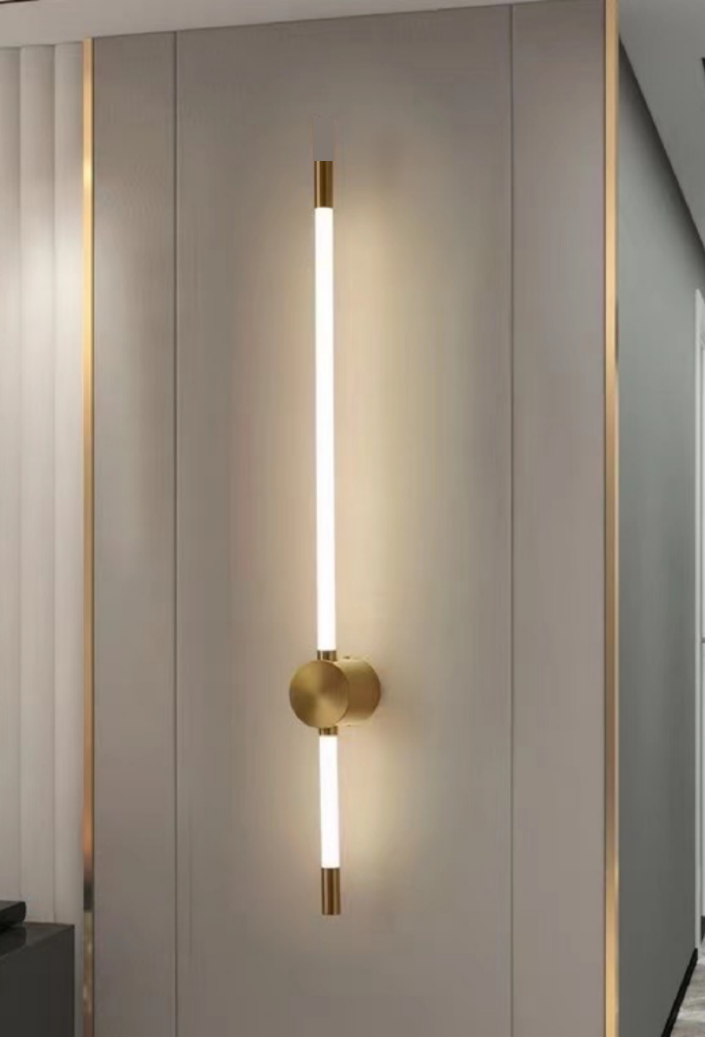 Light House Metal +Silicon Material Brass Finished Wall Light