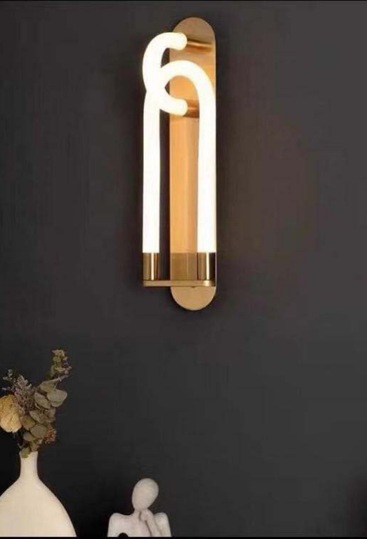 Light House Metal + Silicon Material Brass Finished Wall Light