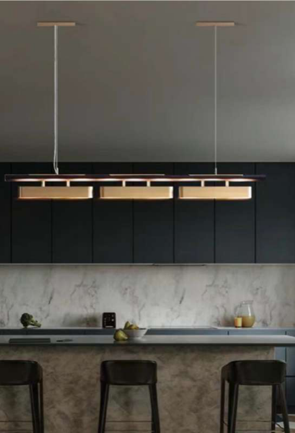 Light House Metal Material Brass Finished Chandelier