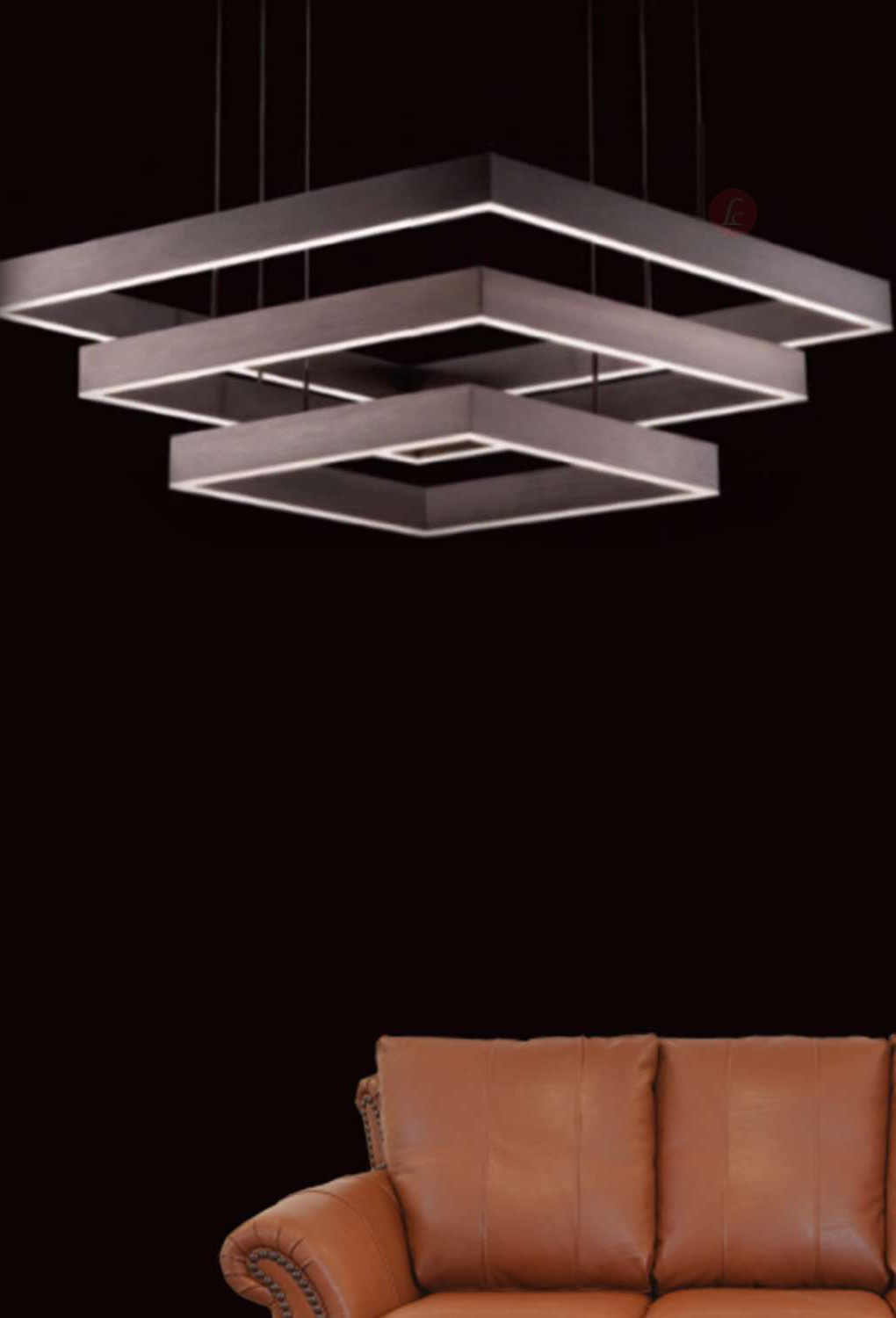 Light House Metal Material Coffee Finished Chandelier