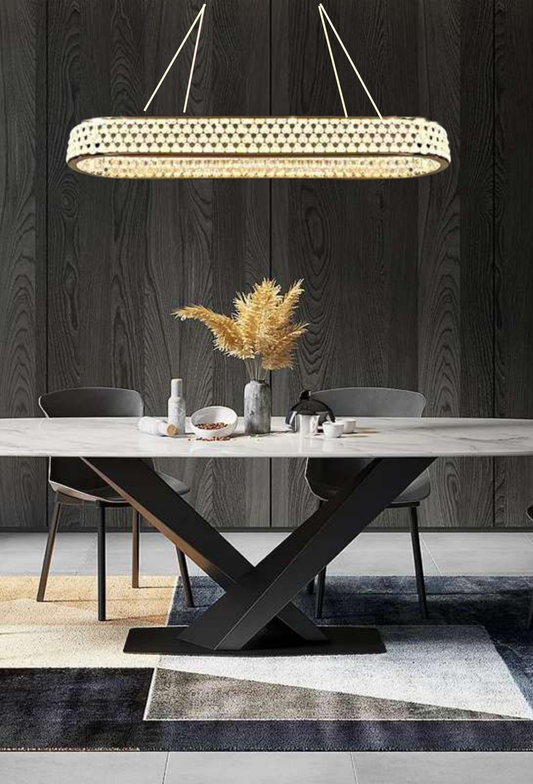 Light House Metal Material Ti Gold Finished Chandelier