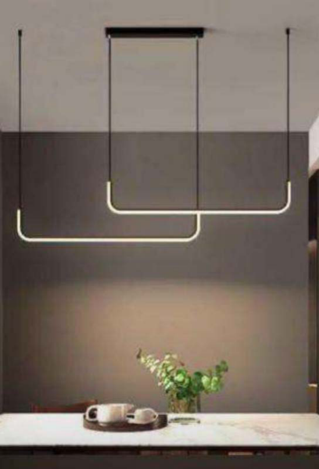 Light House Metal Material Black Finished Chandelier