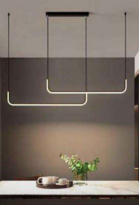 Light House Metal Material Black Finished Chandelier