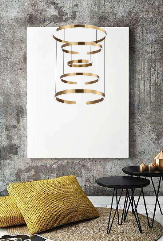 Light House Metal + Acralyc Material Brass Finished Roof Light