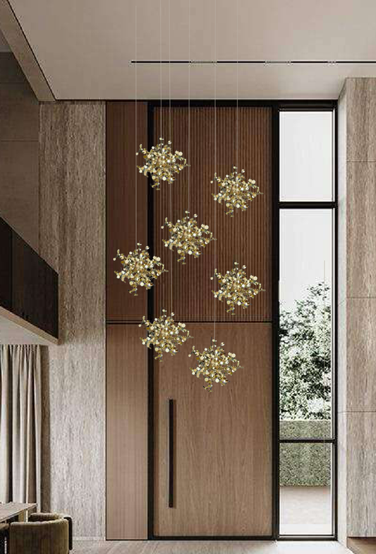 Light House Metal Material Gold Finished Roof Light