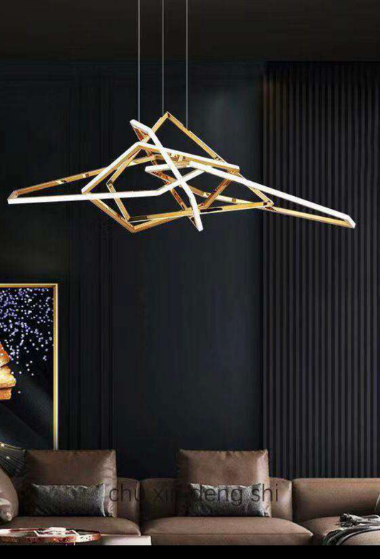 Light House Metal(Ss)+Acrylic Material Gold ; Rose Gold Finished Chandelier