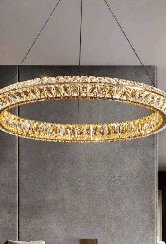 Light House Metal Material Fg+Crystal Finished Chandelier