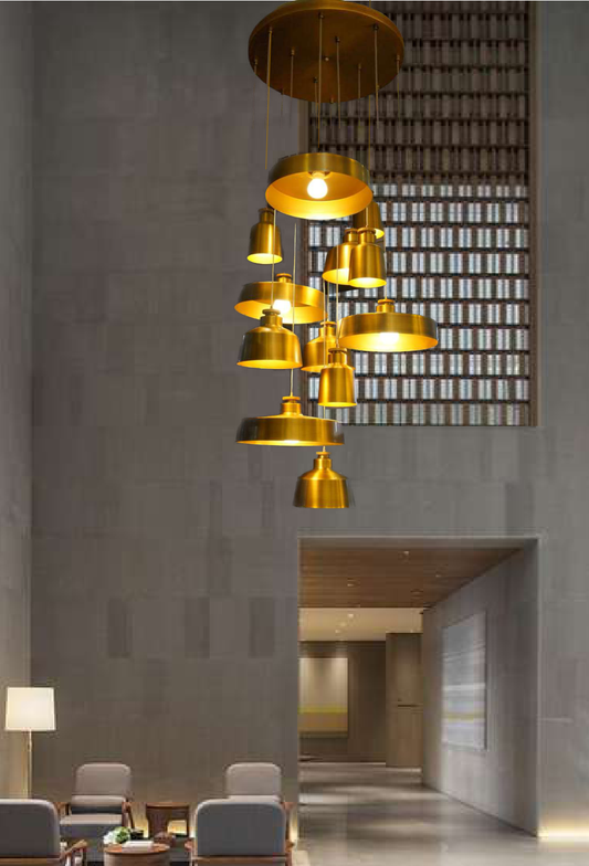 Light House Metal Material Brass Finished Roof Light