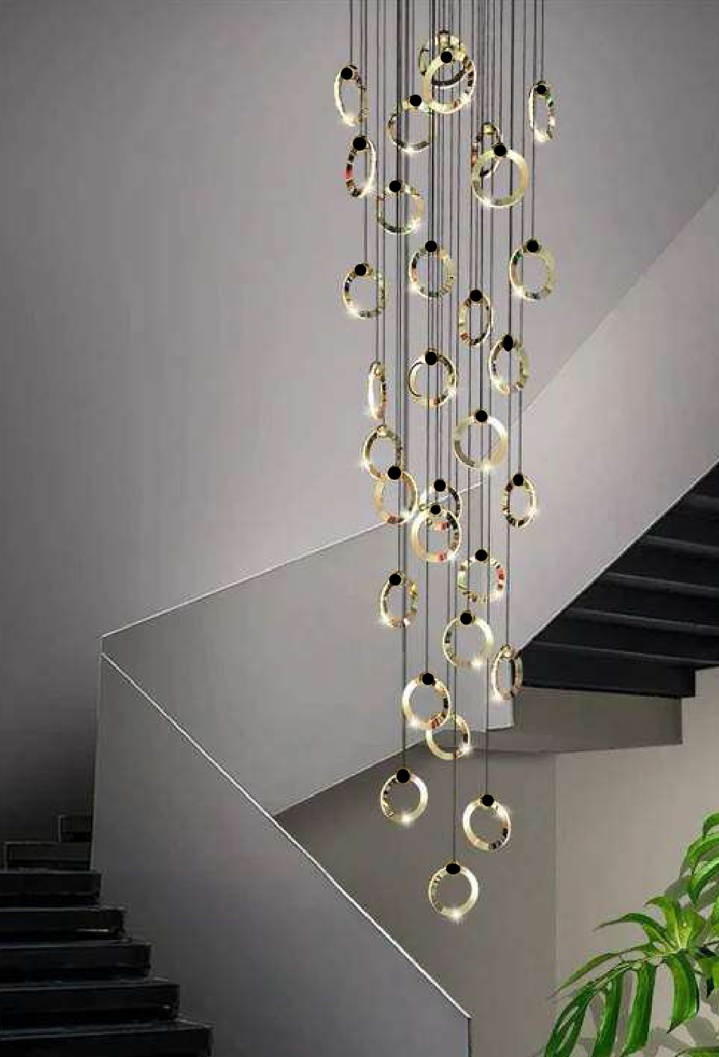 Light House Metal Material Rosegold Finished Roof Light