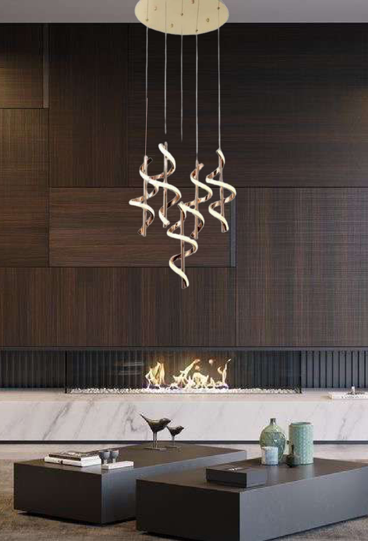 Light House Metal Material Rosegold Finished Roof Light