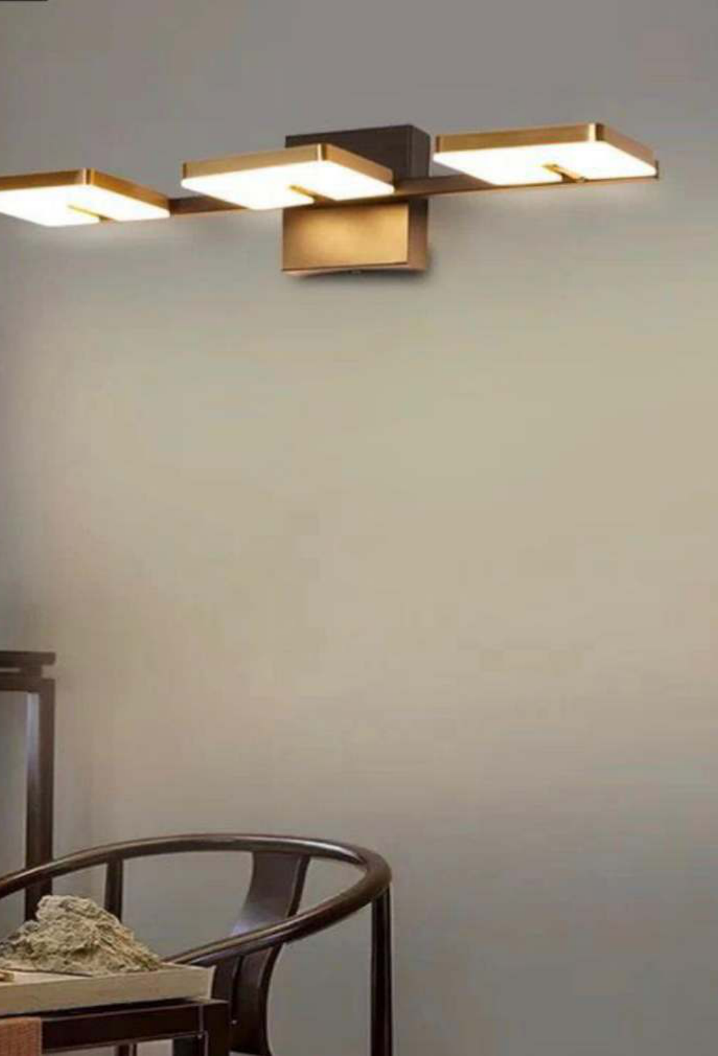 Light House Metal Material Black+ Brass Finished Wall Light