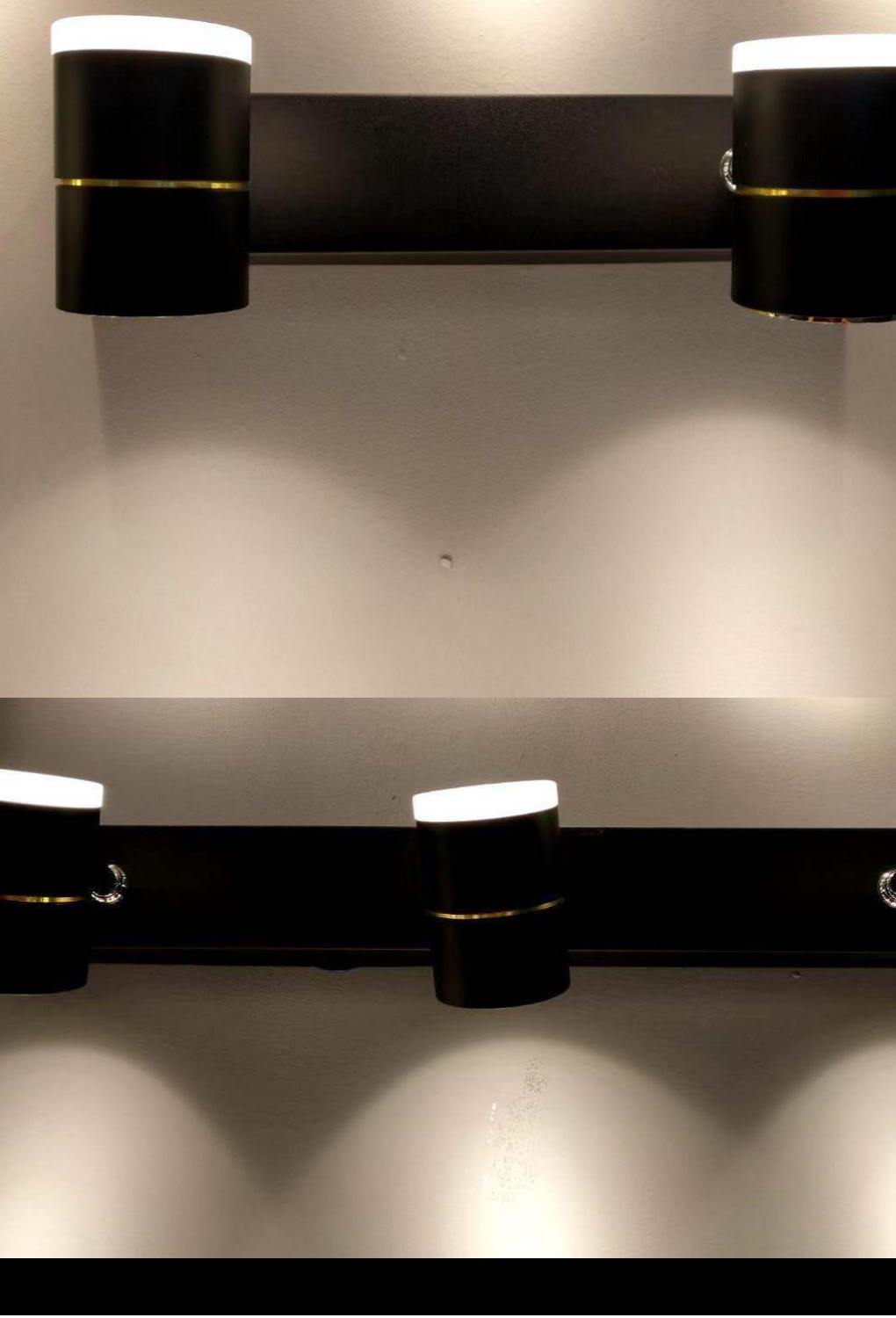 Light House Metal Material Black+Brass Finished Wall Light