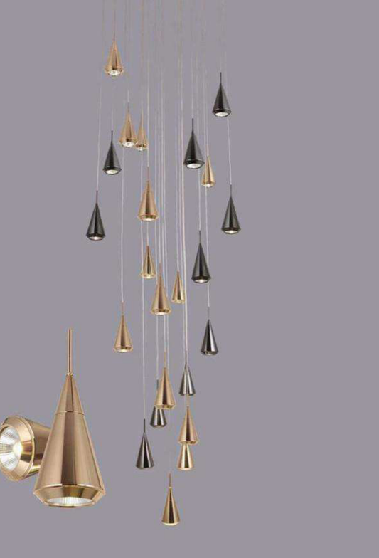 Light House Metal Material Rosegold Finished Roof Light