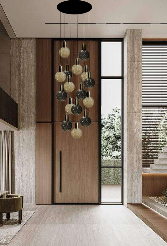 Light House Metal+Glass Material Brass+Chr/Fr/Amb Finished Roof Light