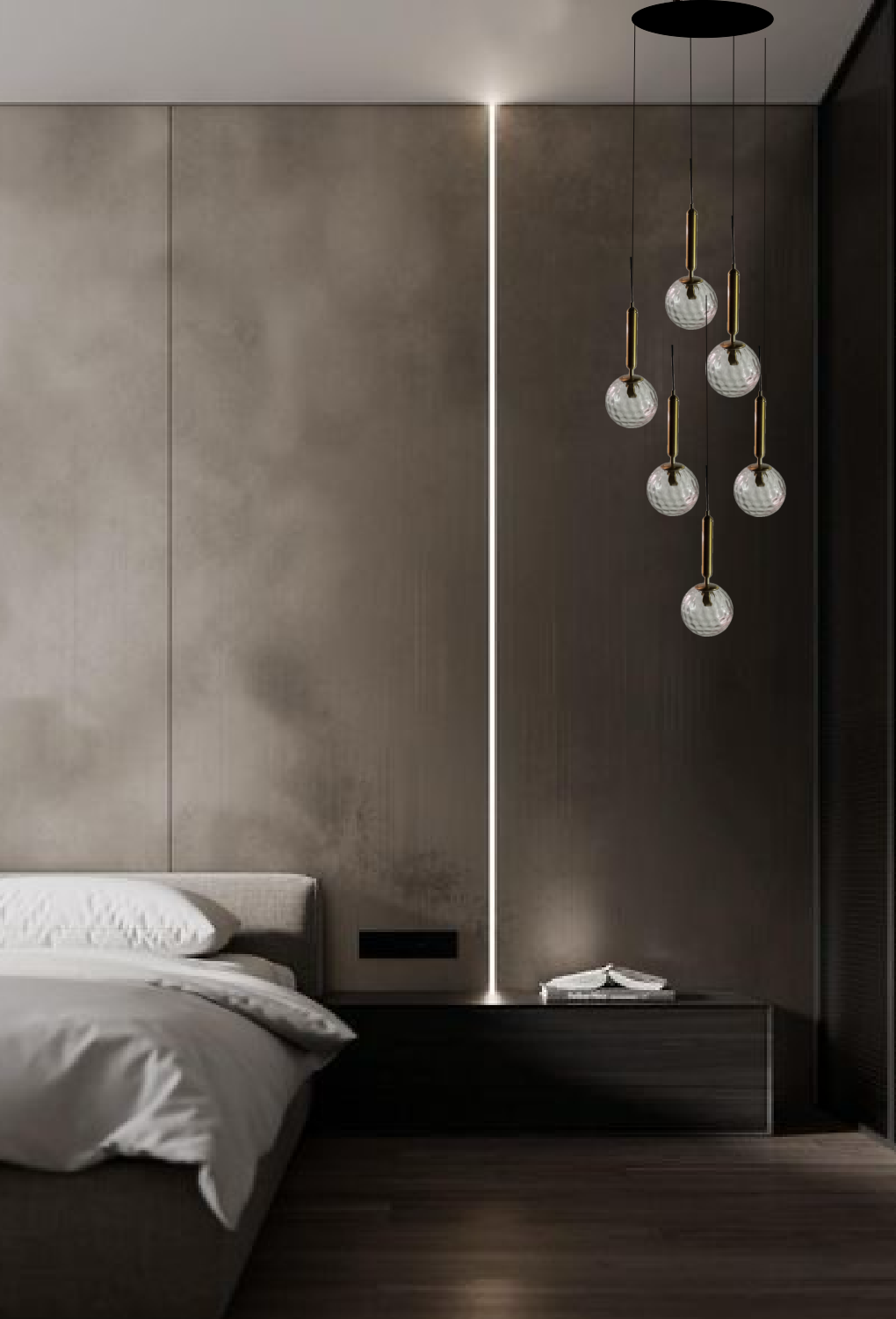 Light House Metal + Glass Material Brass Finished Roof Light