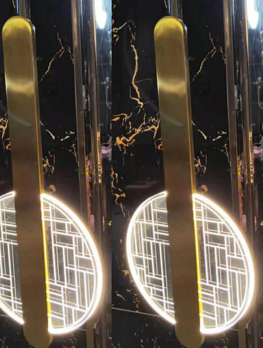 Light House Metal + Acralyc With Brass Finish