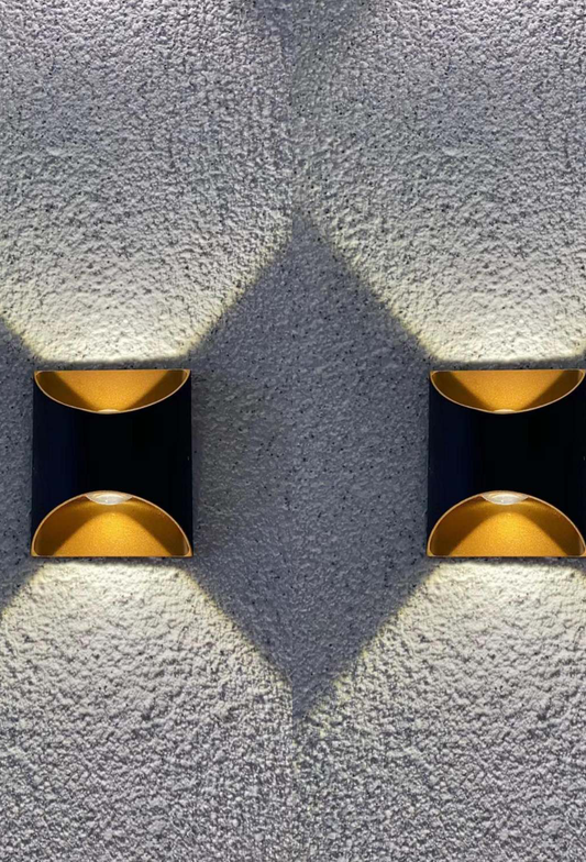 Light House Metal Material Blk Finished Wall Light