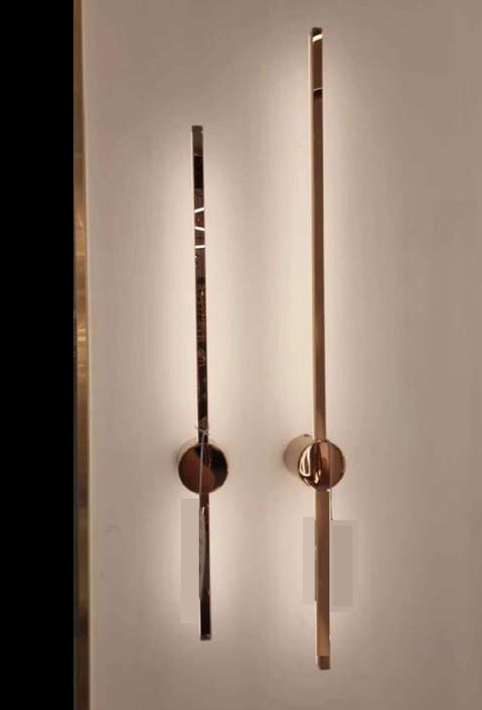 Light House Metal Material Rosegold Finished Wall Light