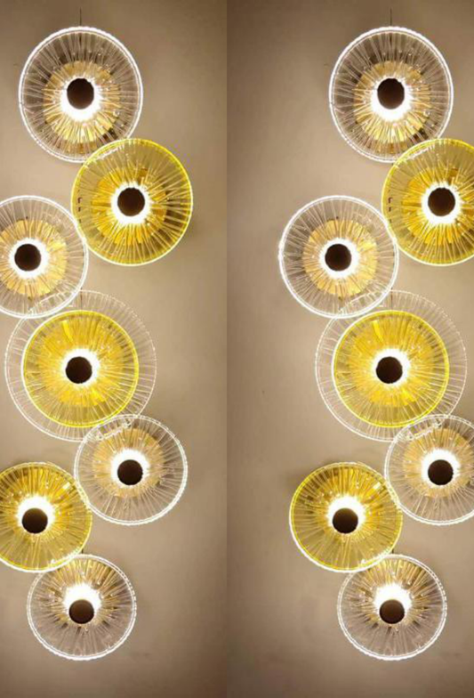 Light House Metal + Glass Material Brass Finished Wall Light