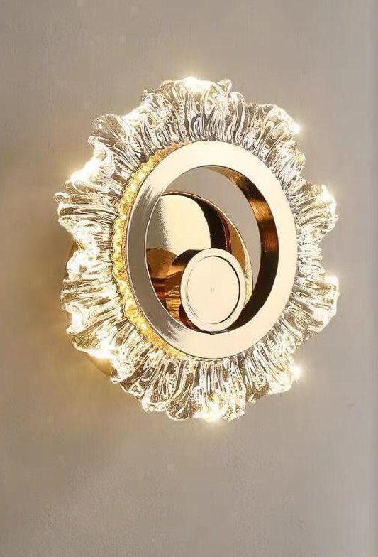 Light House Metal+ Acralyc Material Gold Finished Wall Light