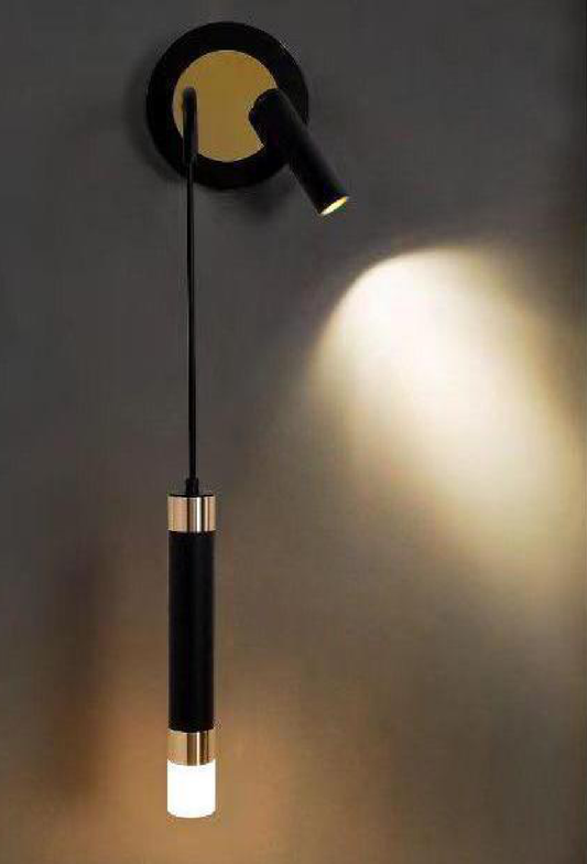Light House Metal Material Blk+Gd Finished Wall Light